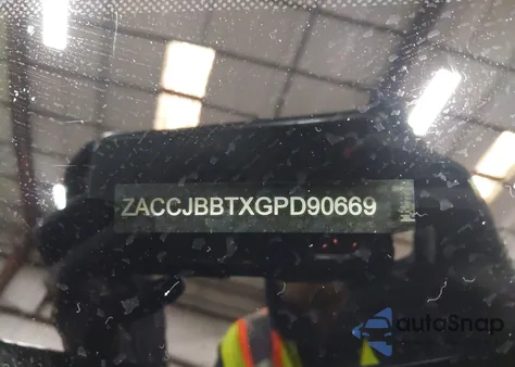 2016 Jeep Renegade 75Th Anniversary/Justice/Latitude from USA, damaged, VIN ZACCJBBTXGPDS0069